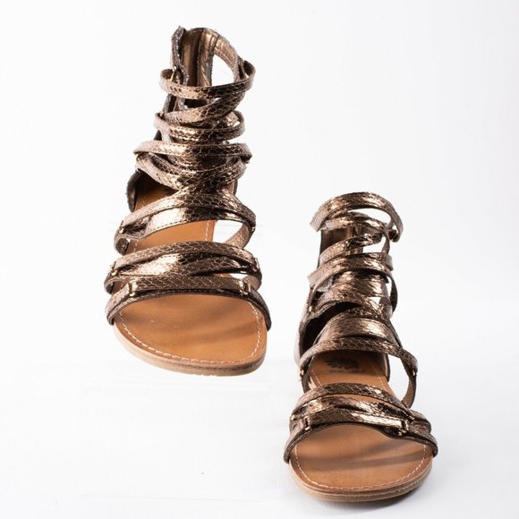 Yellow Box Womens Jacky Flat Gladiator Sandals S8 - Picture 4 of 8